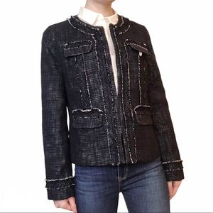 Katherine Barclay Indigo Boucle Jacket
